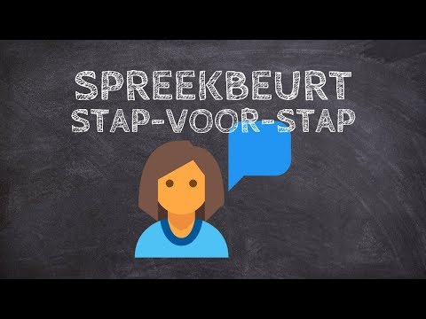 Spreekbeurt maken (stap voor stap) - video #onderwijs