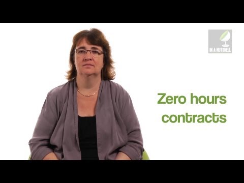 What are zero hours contracts? - In a nutshell