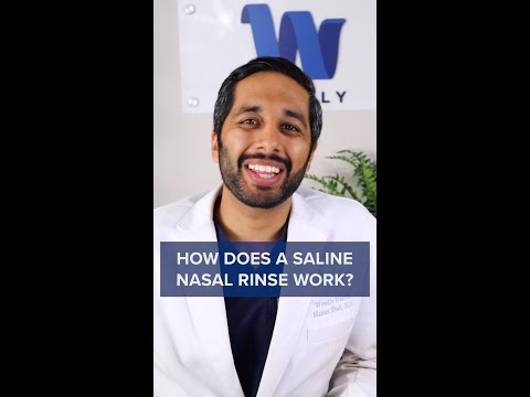 How Does a Saline Nasal Rinse Work?