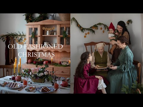 Old Fashioned inspired Christmas 🛷 Victorian 🎄 Decorations, Recipes and Table Setting Idea 🕯