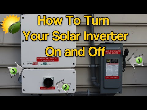 How To Turn Your Solar Panels On or Off