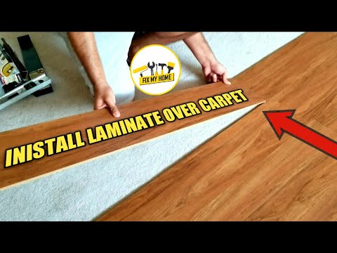 DIY | How to install & should you Install laminate over carpet