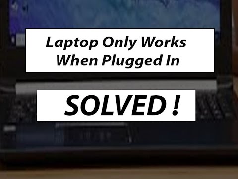 🔥 Laptop Only Works When Plugged In – SOLVED