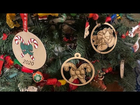 Making Christmas Ornaments with a 20 watt Diode Laser: Engraving and Cutting