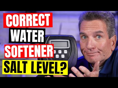 HOW MUCH SALT Should be in My WATER SOFTENER? #shorts