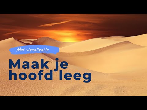 Maak je hoofd leeg | Geleide slaapmeditatie met visualisatie om heerlijk bij weg te dromen