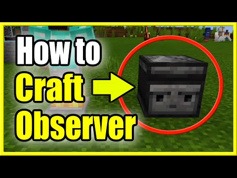 How to Make an Observer in Minecraft Survival Mode (Best Recipe Tutorial)