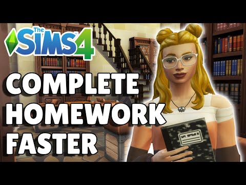 How To Do Homework And Complete It Faster [All Ages] | The Sims 4 Guide