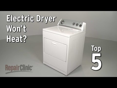 Top Reasons Electric Dryer Not Heating — Dryer Troubleshooting