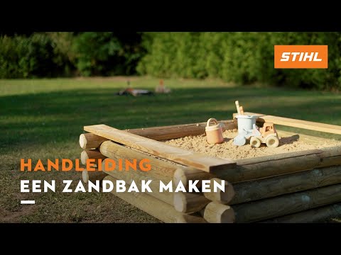 Een zandbak maken - STIHL DIY Projecten