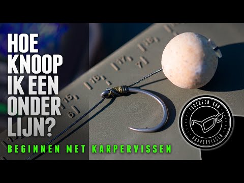 Beginnen met karpervissen: Hoe knoop ik een onderlijn?