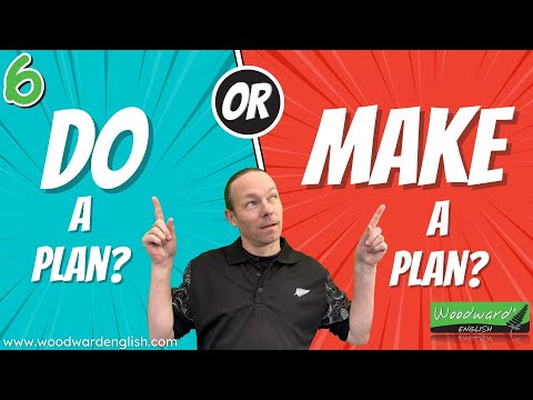 MAKE + Plans and Decisions 🌿 Learn English DO vs. Make - Mini Lesson 6