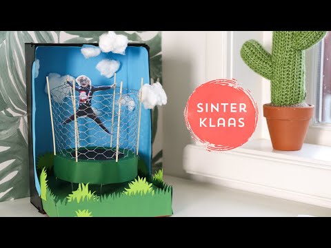 Een trampoline surprise maken voor Sinterklaas