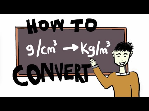 How to Convert g/cm3 to kg/m3 (And NEVER BE WRONG AGAIN)