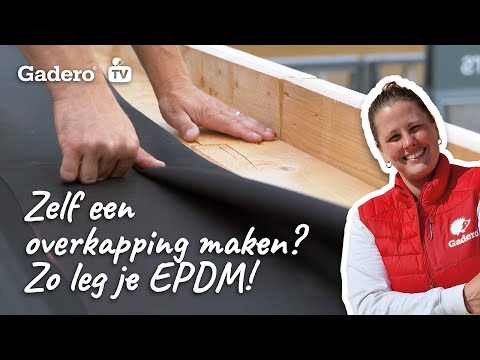 Zelf een overkapping maken? Zo leg je EPDM!