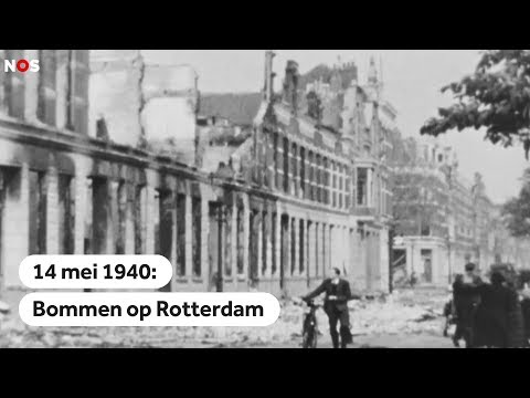 TERUG IN DE TIJD:  Het bombardement van Rotterdam op 14 mei 1940