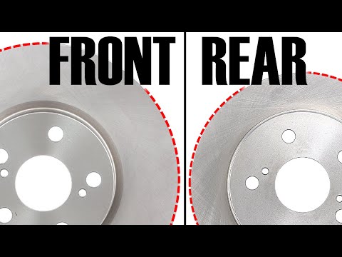 Why are Front Brakes Larger than Rear Ones? Brake Bias Explained