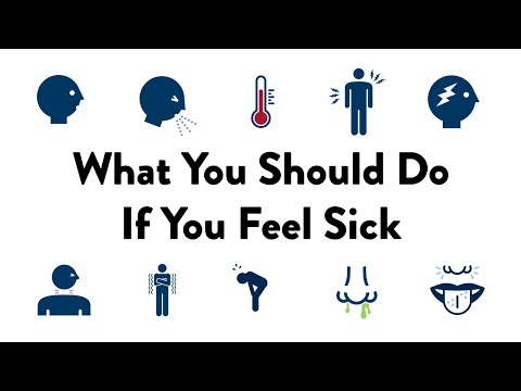 What You Should Do If You feel Sick - For Students