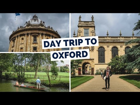 15 Things to do in Oxford Travel Guide | Day Trip from London, England