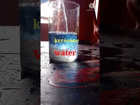 water & kerosene#mixture#short# video