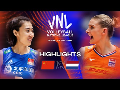 🇨🇳 CHN vs. 🇳🇱 NED - Highlights Week 1 | Women's VNL 2023