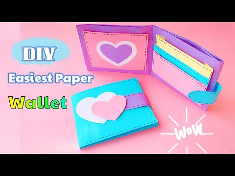 How to make paper wallet | Easy Paper Wallet Tutorial | #Paper_Craft #Wallet