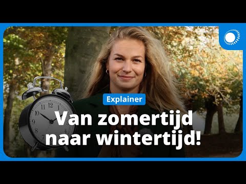 Wintertijd: de klok gaat weer een uurtje achteruit!