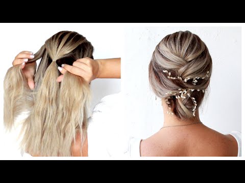 DIY EASY UPDO 😱 Wedding Prom Holiday Updo Hair Tutorial  by Another Braid