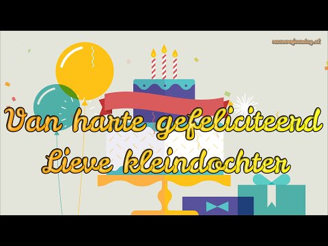 Gefeliciteerd KLEINDOCHTER 🎈| FIJNE VERJAARDAG! 🎉 #naamverjaardag