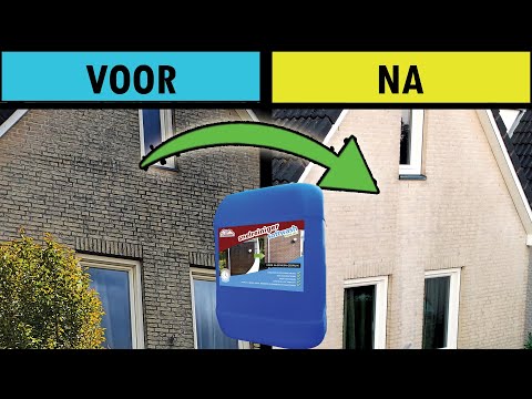 ⚡GEVEL / METSELWERK SCHOONMAKEN? ⚡REINIGEN VAN BUITENMUREN ZONDER HOGEDRUKSPUIT ⚡ ZONDER ZANDSTRALEN