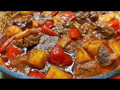 EASY AND DELICIOUS GOULASH RECIPE | GOULASH RECIPE | TRY THIS WITH RICE 😋😋😋