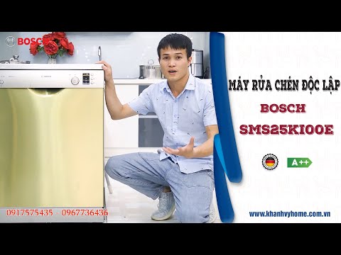 Review máy rửa chén Bosch Serie 2 SMS25KI00E