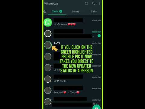 WHATSAPP GREEN RING AROUND PROFILE PIC WHAT IS it? NEW UPDATE #shortsfeed #whatsapp #whatsappstatus