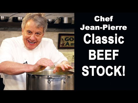 Classic and Essential Beef Stock | Chef Jean-Pierre