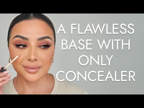 THE CONCEALER TRICK FOR A FLAWLESS BASE NO FOUNDATION | NINA UBHI