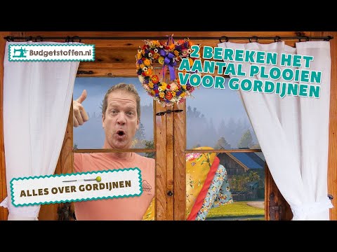 Zelf gordijnen maken? Zo bereken je het aantal plooien!