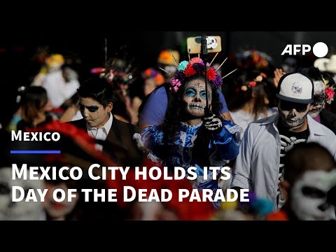 Mexico City holds its Day of the Dead parade | AFP