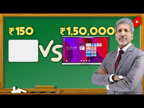 ₹150 Vs ₹1,50,000 Board Tech Comparison | White Board Vs Smart Board | Make Youtube Videos |