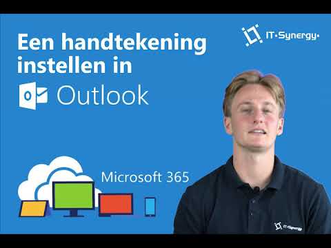 Hoe stel je een email handtekening in in Microsoft Outlook?