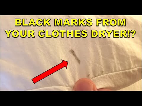 Why Your Clothes Dryer is Leaving Black / Gray Marks on Your Clean Clothes