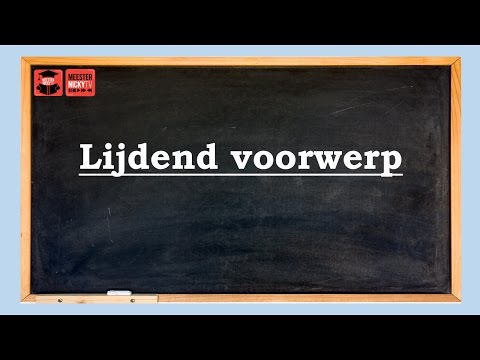 Meester Nicky TV lijdend voorwerp