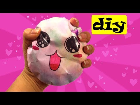 DIY squishies van papier en watten! Leuk en makkelijk! Zonder spons.