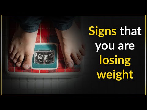 Signs that you are losing weight