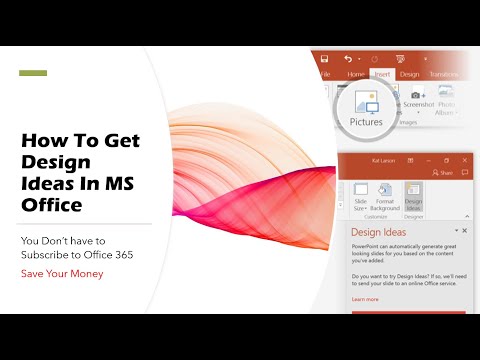 How To Get Design Ideas in powerpoint