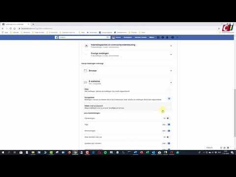 Facebook - uitschakelen meldingen
