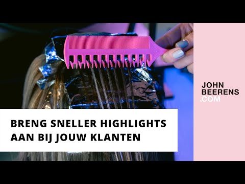 Breng sneller en nauwkeurigerhighlights aan bij jouw klanten met: de 11PINK highlight kam