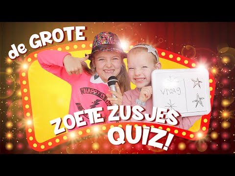 de GROTE ZOETE ZUSJES QUIZ! [Wie Is De SuperFAN?!] ♥DeZoeteZusjes♥